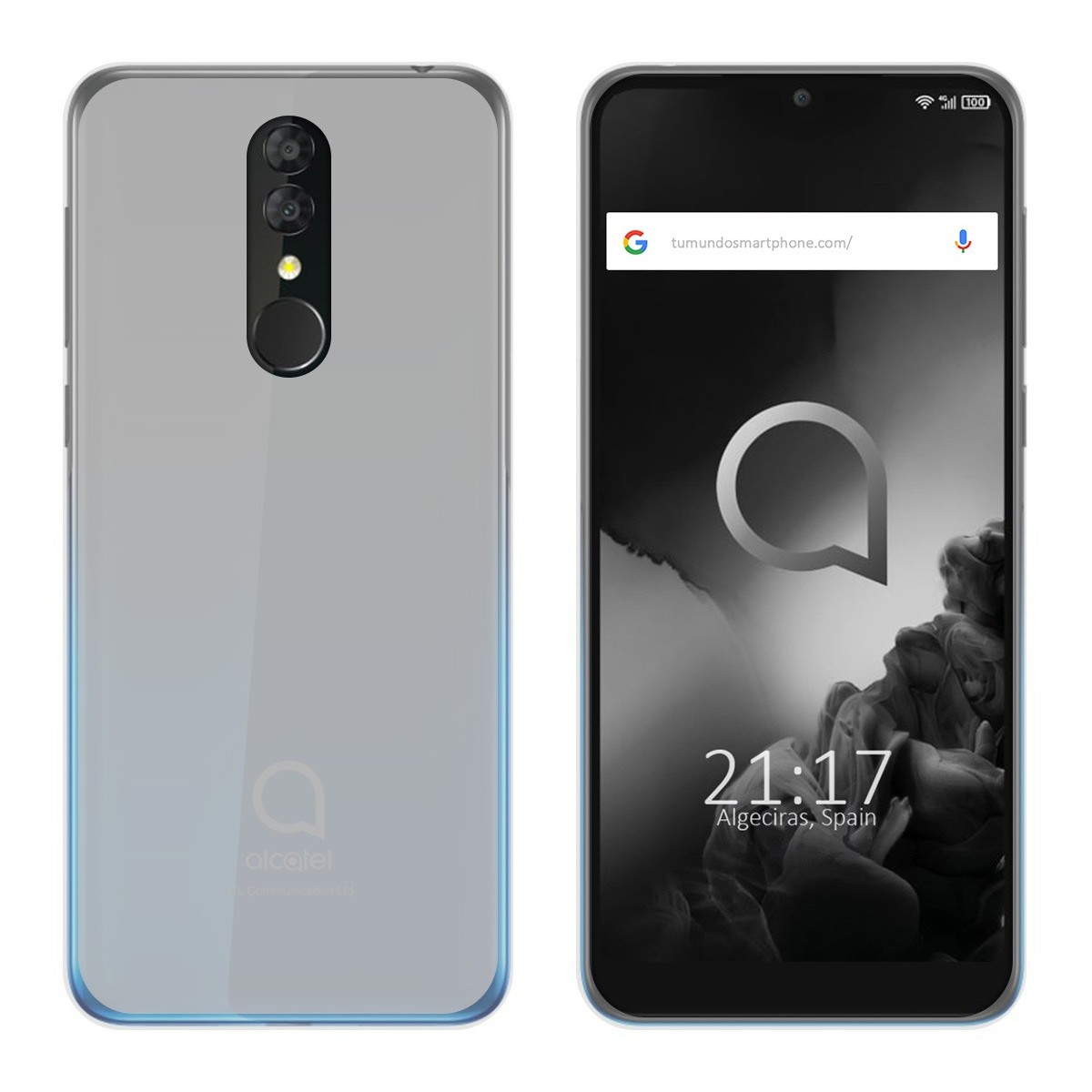 Funda Gel Tpu para Alcatel 3 (2019) Color Transparente