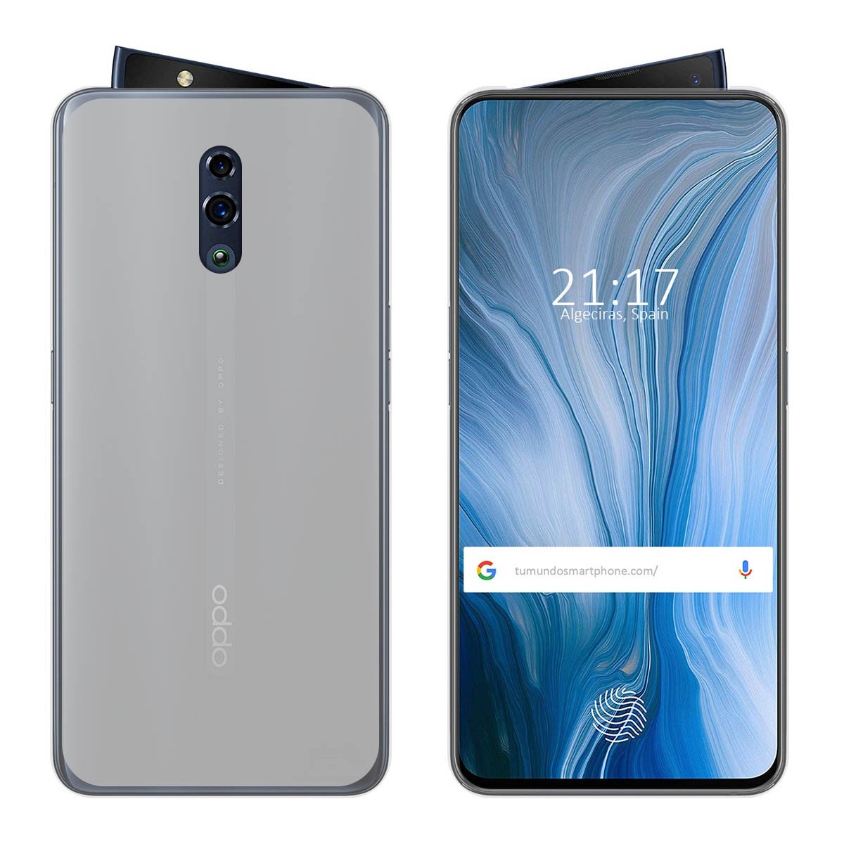 Funda Gel Tpu para Oppo Reno Color Transparente