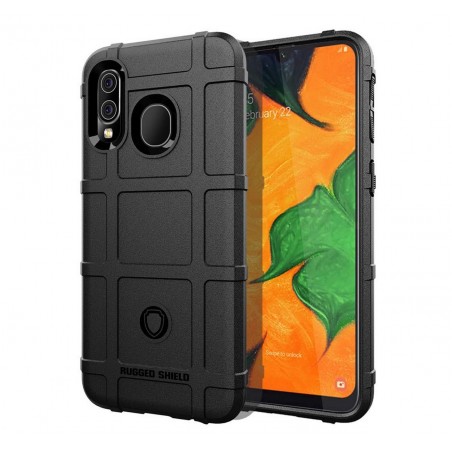 Funda Armor Rugged Shield Antigolpes para Samsung Galaxy A40 color Negra