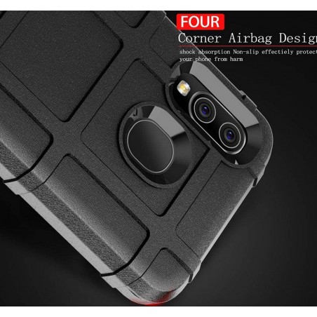 Funda Armor Rugged Shield Antigolpes para Samsung Galaxy A40 color Negra