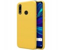 Funda Silicona Líquida Ultra Suave para Huawei P Smart + Plus 2019 color Amarilla