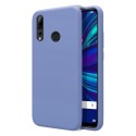 Funda Silicona Líquida Ultra Suave para Huawei P Smart + Plus 2019 color Azul Celeste