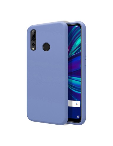 Funda Silicona Líquida Ultra Suave para Huawei P Smart + Plus 2019 color Azul Celeste