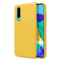 Funda Silicona Líquida Ultra Suave para Huawei P30 color Amarilla