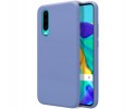 Funda Silicona Líquida Ultra Suave para Huawei P30 color Azul Celeste