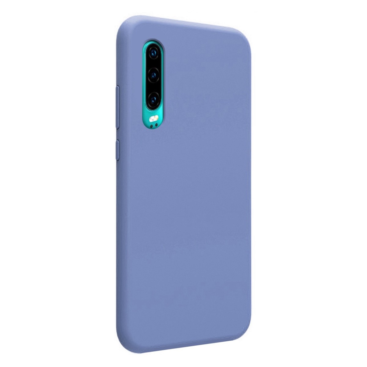 Funda Silicona Líquida Ultra Suave para Huawei P30 color Azul Celeste