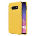 Funda Silicona Líquida Ultra Suave para Samsung Galaxy S10e color Amarilla