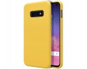 Funda Silicona Líquida Ultra Suave para Samsung Galaxy S10e color Amarilla