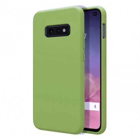 Funda Silicona Líquida Ultra Suave para Samsung Galaxy S10e color Verde