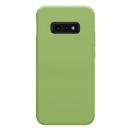 Funda Silicona Líquida Ultra Suave para Samsung Galaxy S10e color Verde