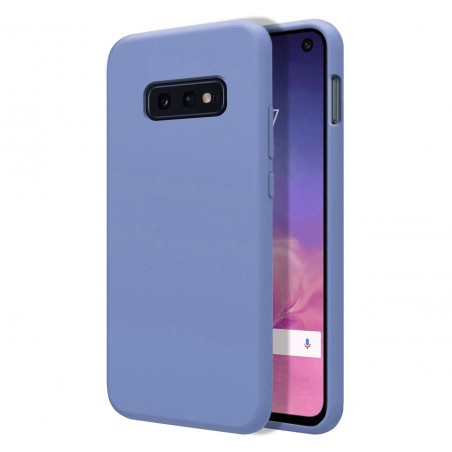Funda Silicona Líquida Ultra Suave para Samsung Galaxy S10e color Azul Celeste