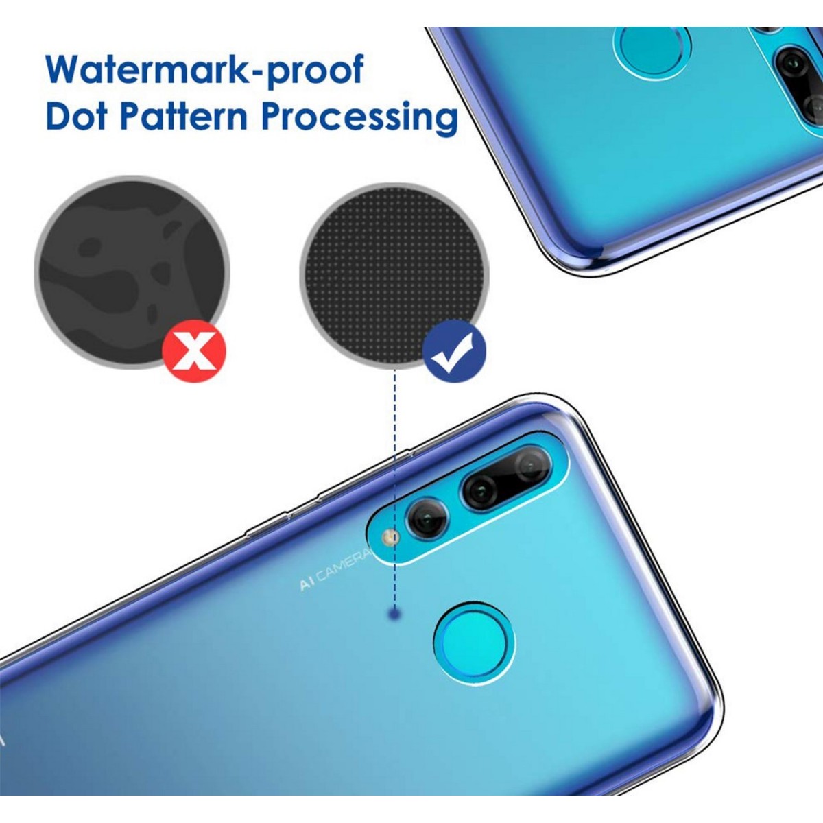 Funda Gel Tpu Fina Ultra-Thin 0,5mm Transparente para Huawei P Smart + Plus 2019