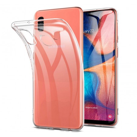 Funda Gel Tpu Fina Ultra-Thin 0,5mm Transparente para Samsung Galaxy A20e 5.8