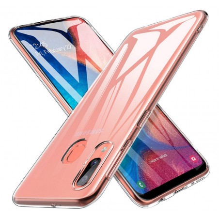 Funda Gel Tpu Fina Ultra-Thin 0,5mm Transparente para Samsung Galaxy A20e 5.8