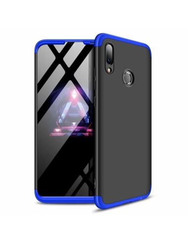 Funda Carcasa GKK 360 para Huawei Y7 2019 Color Negra / Azul