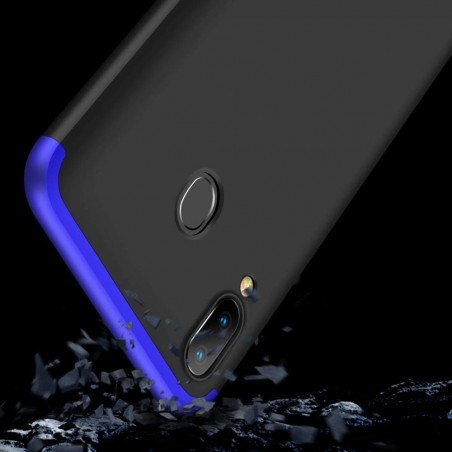 Funda Carcasa GKK 360 para Samsung Galaxy M20 Color Negra / Azul