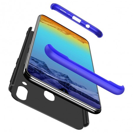 Funda Carcasa GKK 360 para Samsung Galaxy M20 Color Negra / Azul