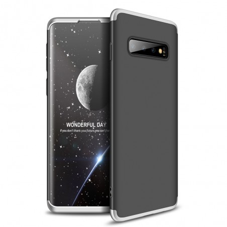 Funda Carcasa GKK 360 para Samsung Galaxy S10 Color Negra / Plata
