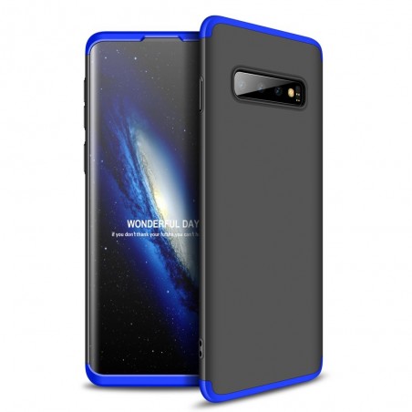 Funda Carcasa GKK 360 para Samsung Galaxy S10 Plus Color Negra / Azul