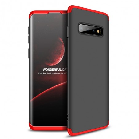 Funda Carcasa GKK 360 para Samsung Galaxy S10 Plus Color Negra / Roja