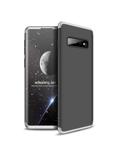 Funda Carcasa GKK 360 para Samsung Galaxy S10 Plus Color Negra / Plata