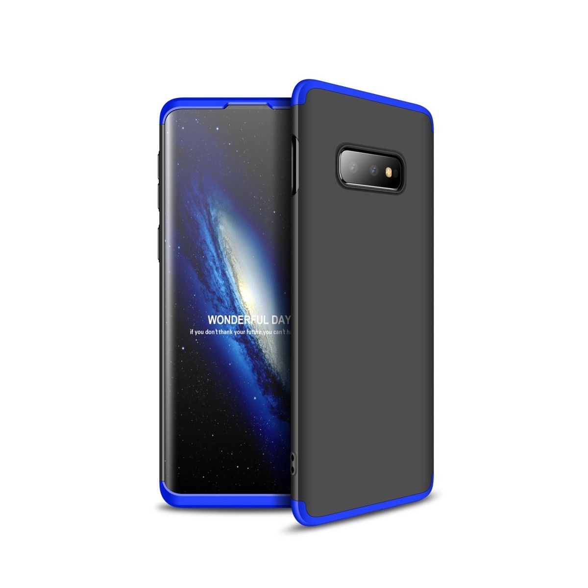 Funda Carcasa GKK 360 para Samsung Galaxy S10e Color Negra / Azul