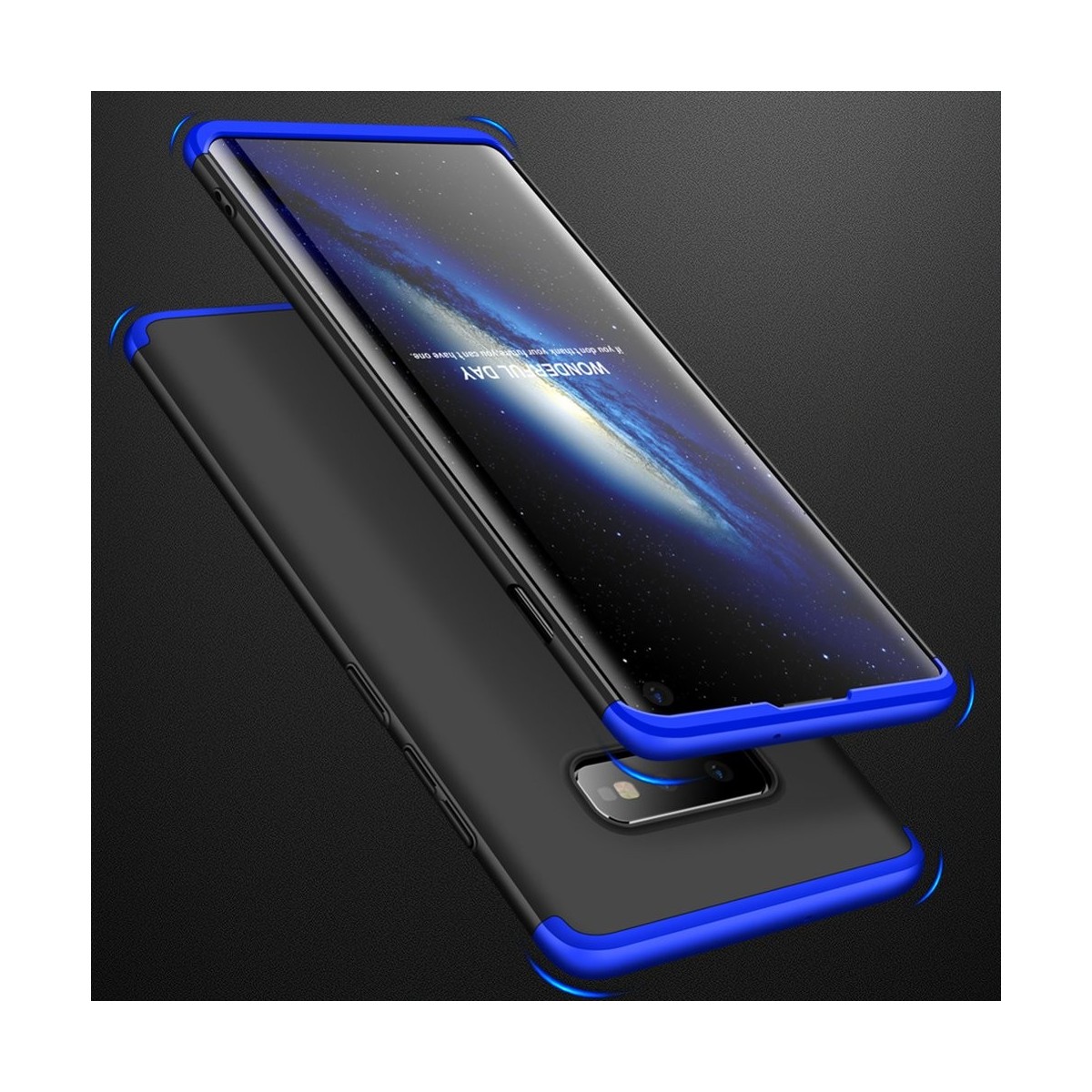 Funda Carcasa GKK 360 para Samsung Galaxy S10e Color Negra / Azul