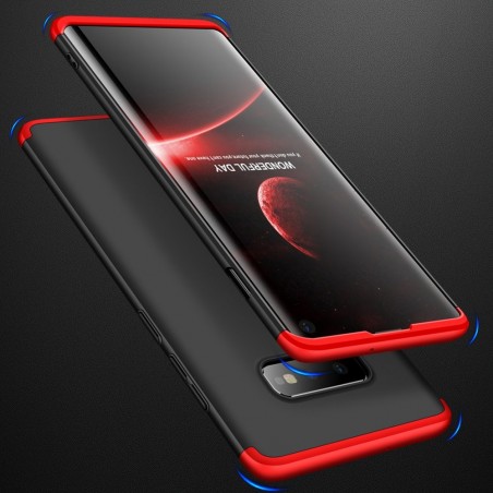 Funda Carcasa GKK 360 para Samsung Galaxy S10e Color Negra / Roja