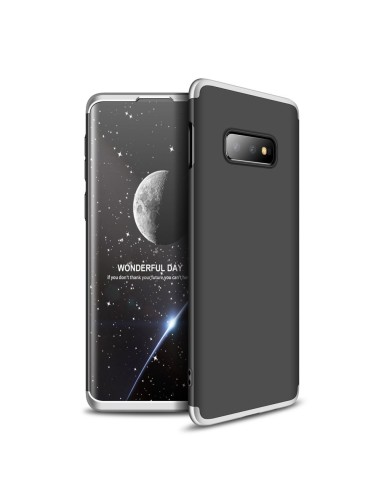 Funda Carcasa GKK 360 para Samsung Galaxy S10e Color Negra / Plata