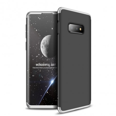 Funda Carcasa GKK 360 para Samsung Galaxy S10e Color Negra / Plata