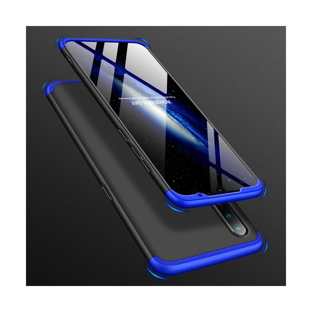 Funda Carcasa GKK 360 para Xiaomi Mi 9 Color Negra / Azul