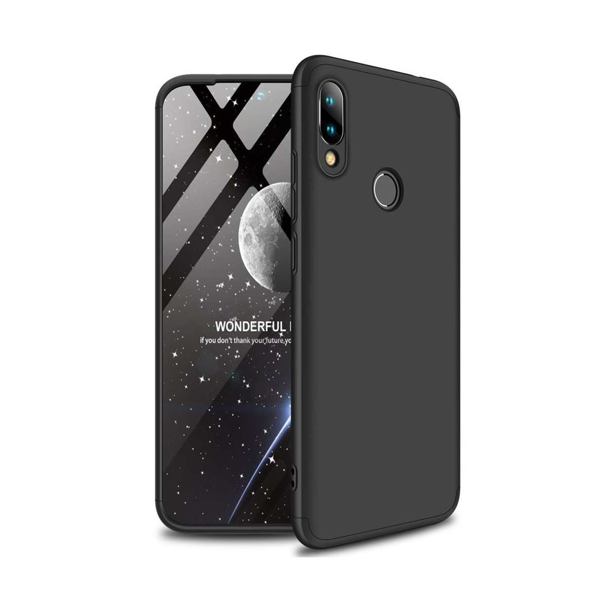 Funda Carcasa GKK 360 para Xiaomi Redmi Note 7 Color Negra