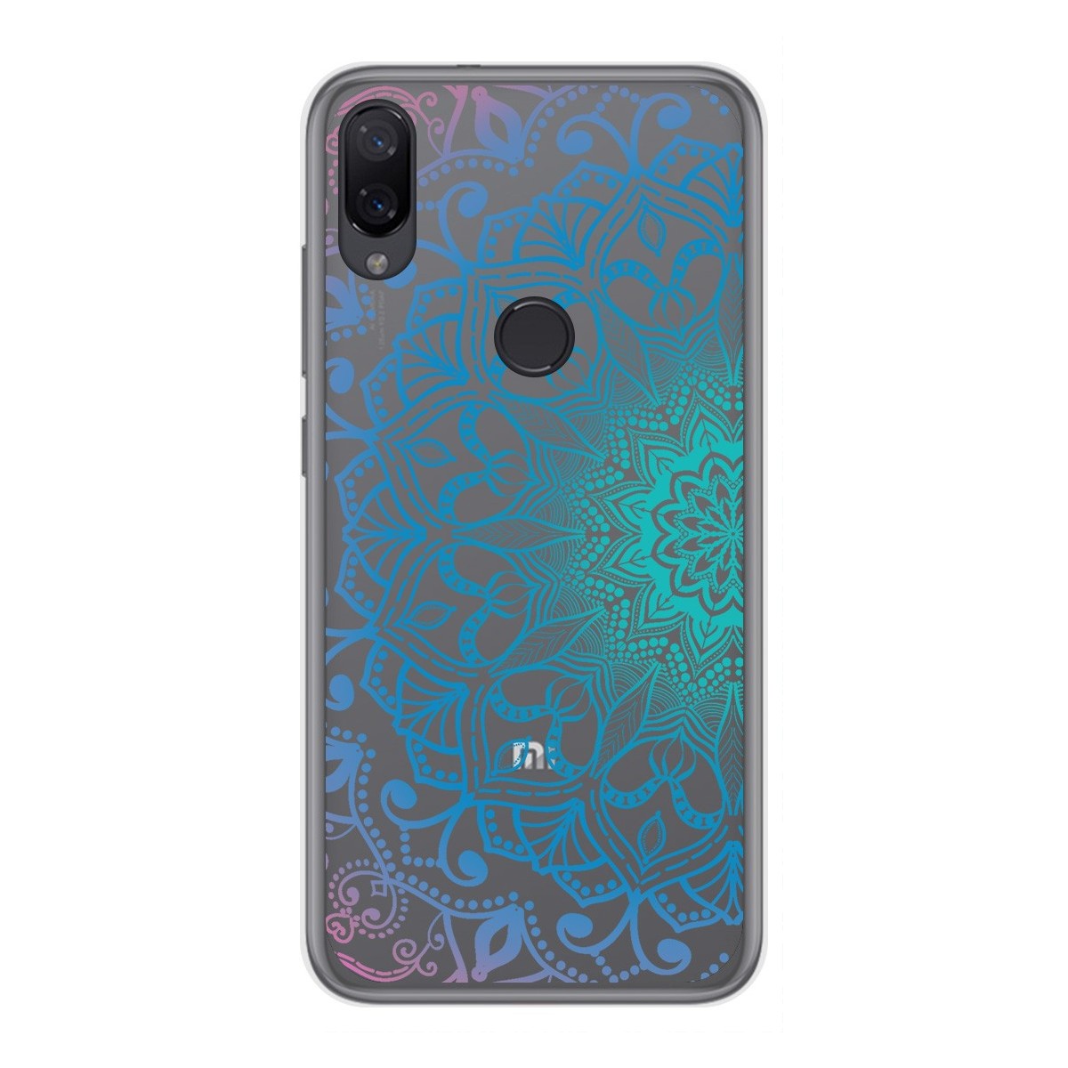 Funda Gel Transparente para Xiaomi Mi Play diseño Mandala Dibujos