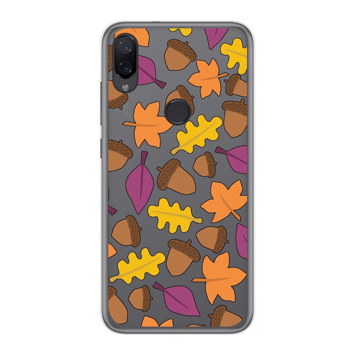 Funda Gel Transparente para Xiaomi Mi Play diseño Otoño Dibujos