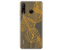 Funda Gel Transparente para Huawei P30 Lite diseño Hojas Dibujos
