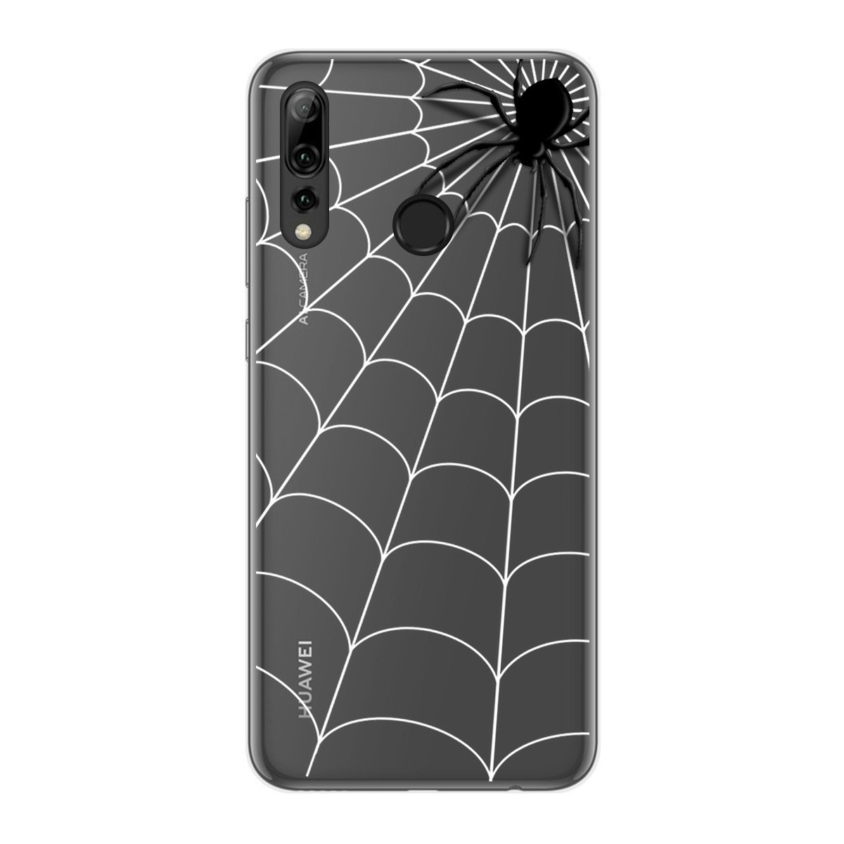 Funda Gel Transparente para Huawei P Smart Plus 2019 diseño Araña Dibujos