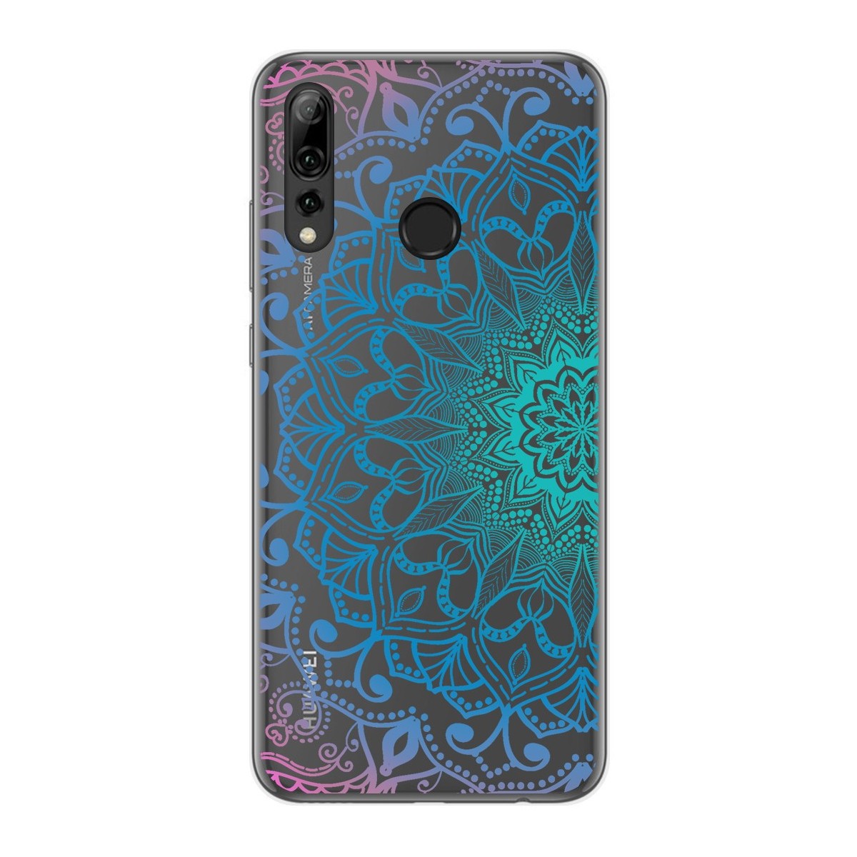 Funda Gel Transparente para Huawei P Smart Plus 2019 diseño Mandala Dibujos