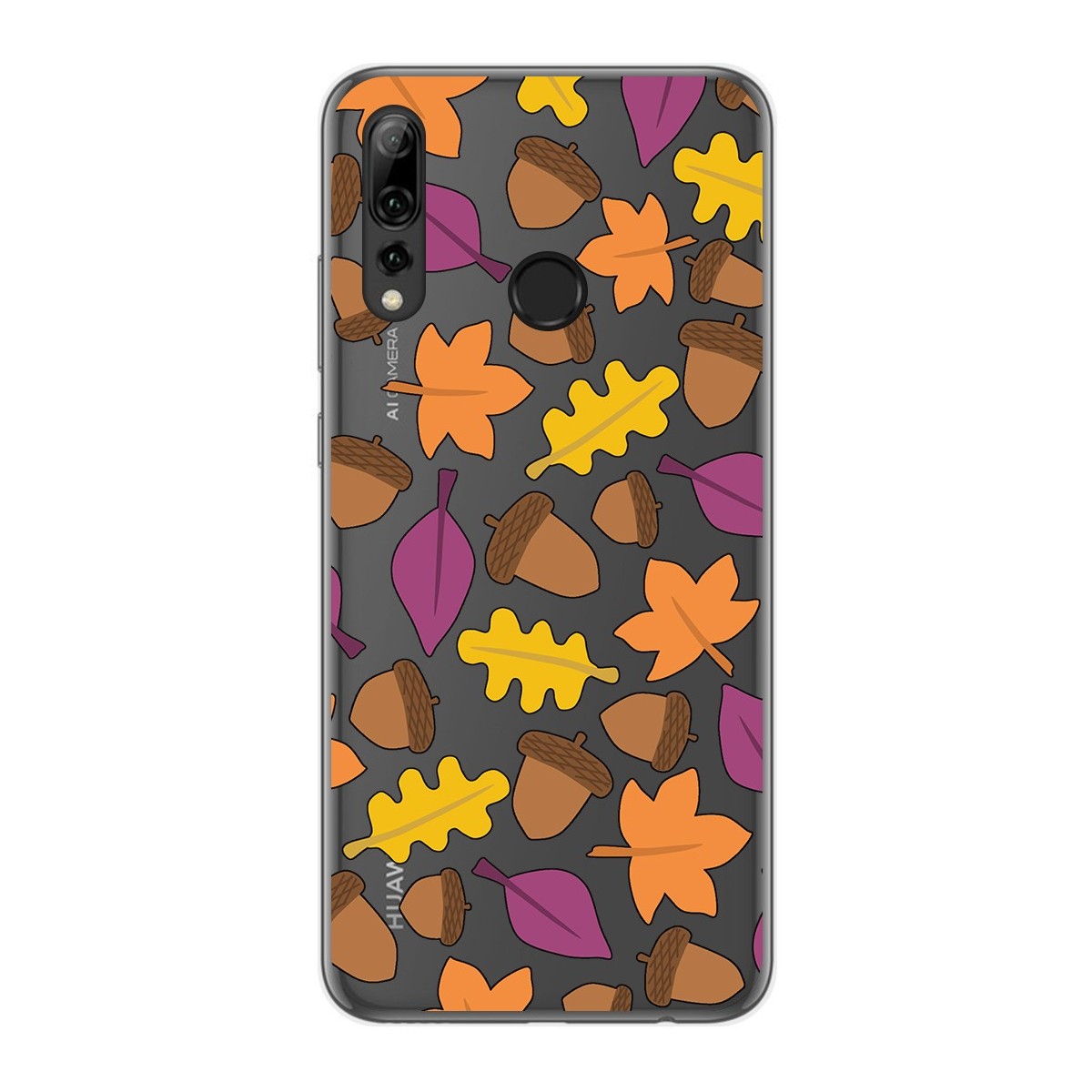 Funda Gel Transparente para Huawei P Smart Plus 2019 diseño Otoño Dibujos