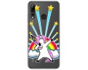 Funda Gel Transparente para Huawei P Smart Plus 2019 diseño Unicornio Dibujos