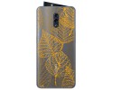 Funda Gel Transparente para Oppo Reno diseño Hojas Dibujos