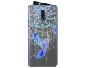 Funda Gel Transparente para Oppo Reno diseño Plumas Dibujos