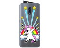 Funda Gel Transparente para Oppo Reno diseño Unicornio Dibujos