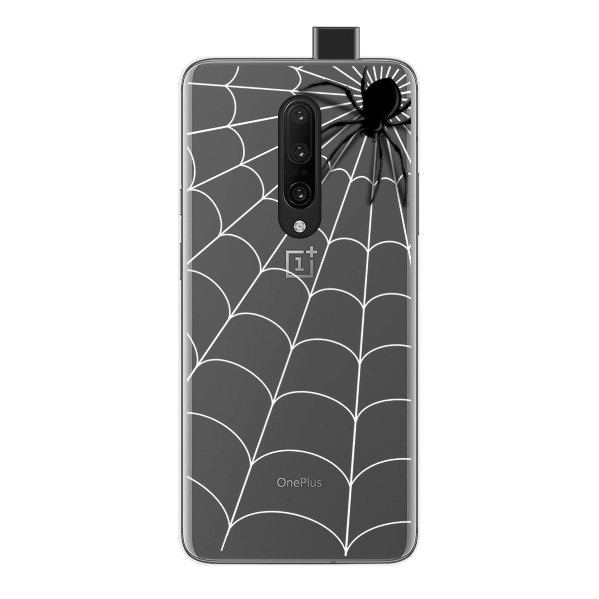 Funda Gel Transparente para Oneplus 7 Pro diseño Araña Dibujos