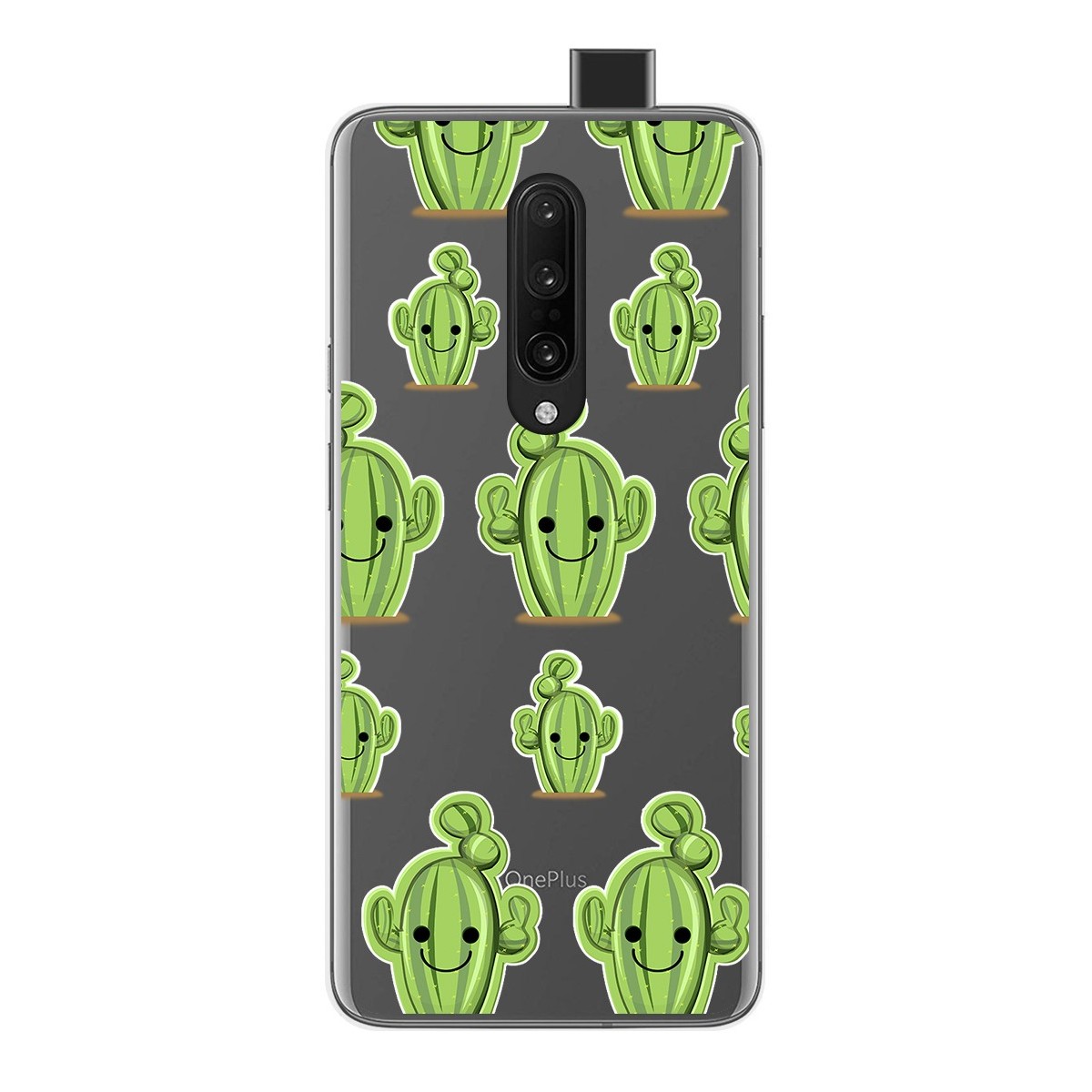 Funda Gel Transparente para Oneplus 7 Pro diseño Cactus Dibujos