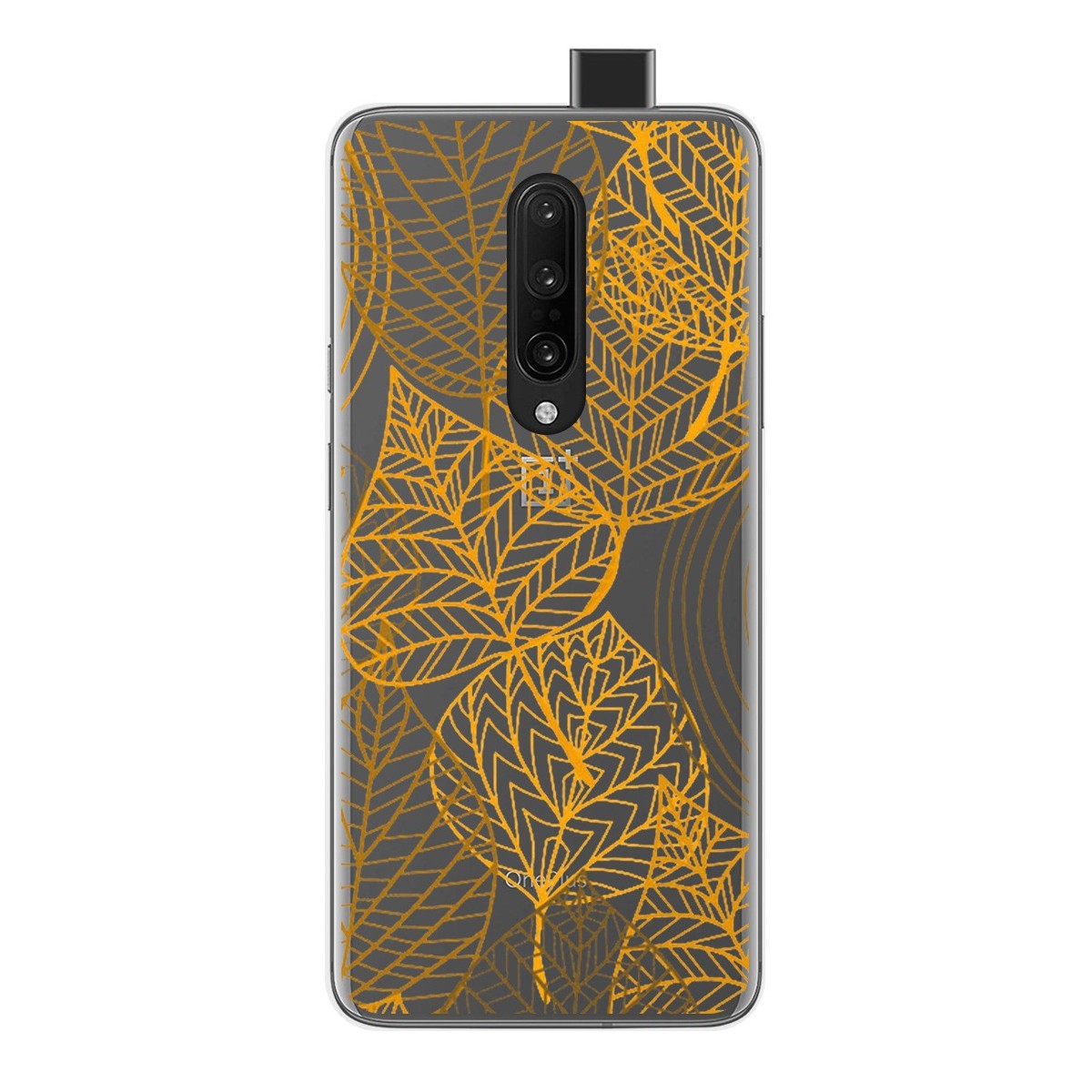 Funda Gel Transparente para Oneplus 7 Pro diseño Hojas Dibujos