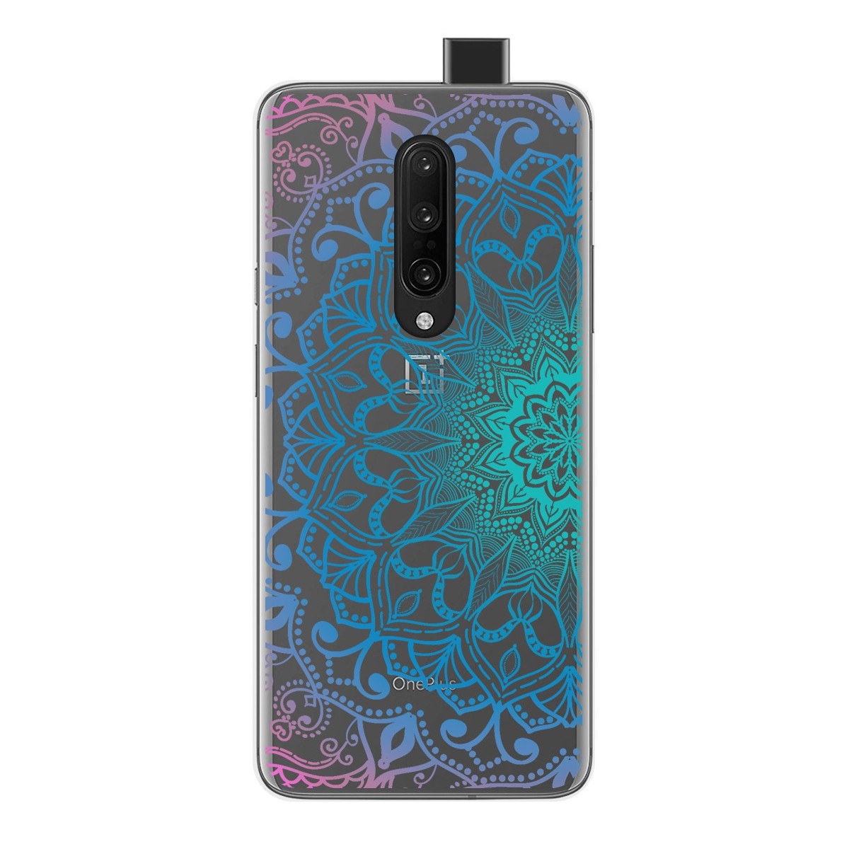 Funda Gel Transparente para Oneplus 7 Pro diseño Mandala Dibujos