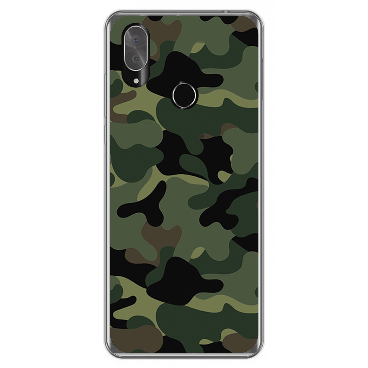 Funda Gel Tpu para Cubot X19 diseño Camuflaje Dibujos