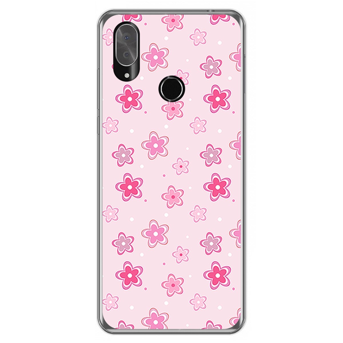 Funda Gel Tpu para Cubot X19 diseño Flores Dibujos
