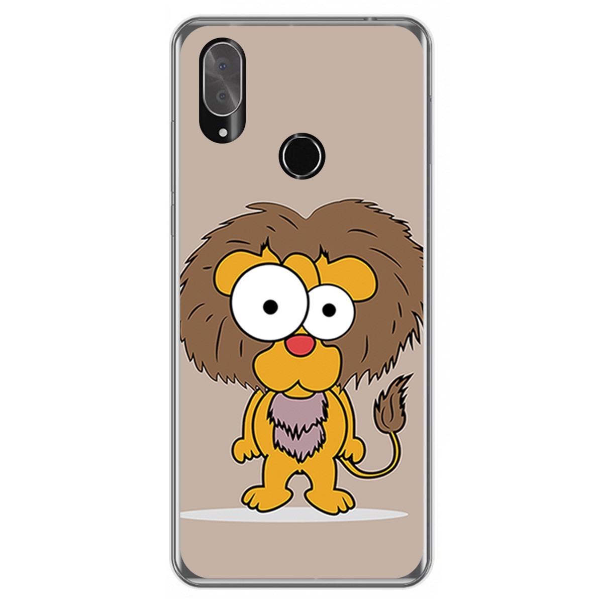 Funda Gel Tpu para Cubot X19 diseño Leon Dibujos