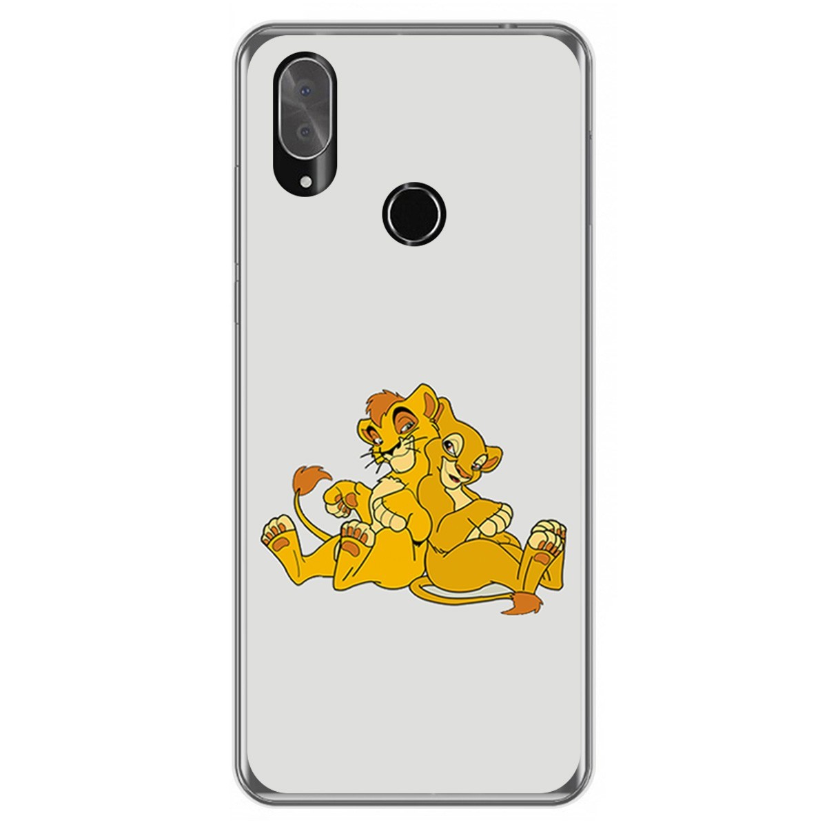Funda Gel Tpu para Cubot X19 diseño Leones Dibujos